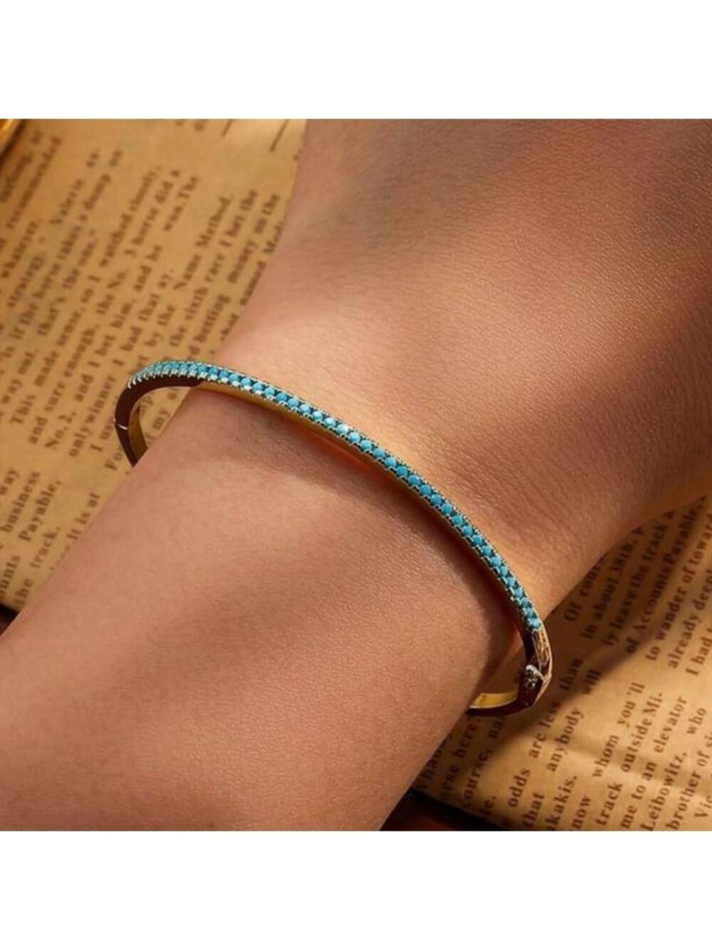 Blue diamond Bracelet Q358